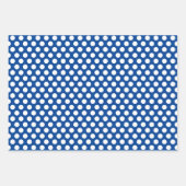 おもしろい水玉模様ラップ紙セット3 ラッピングペーパーシート (正面3)