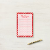 おもしろい水玉模様 |タパーソナライズされたスク一覧 ポストイット (デスク上)