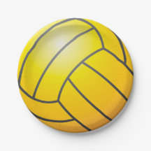 おもしろい水球デザイン紙プレート