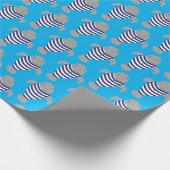 おもしろい水着管理動物 ラッピングペーパー (角)