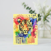 おもしろい水色カラフル (スタンド正面)