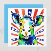 おもしろい水色カラフル (正面/裏面)