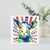 おもしろい水色カラフル (スタンド正面)