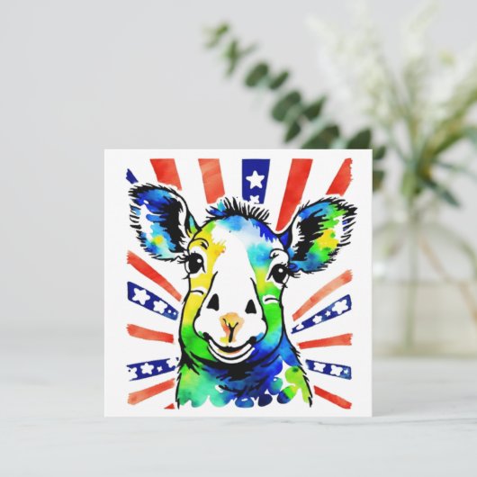 おもしろい水色カラフル (スタンド正面)