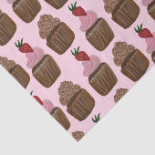 おもしろい水色チョコレートカップケーキギフト 薄葉紙 (詳細)