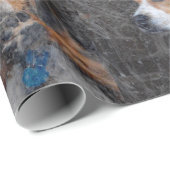 おもしろい汚れた防風雨戸のビーグル犬 ラッピングペーパー (ロールコーナー)