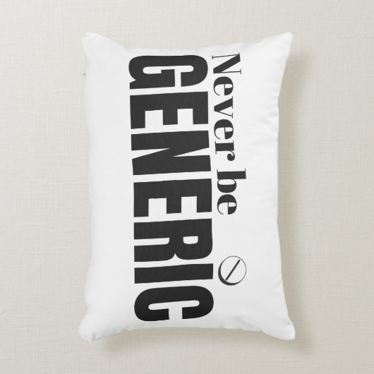 「おもしろい決して一般的でない」ピル枕 アクセントクッション (正面(垂直))