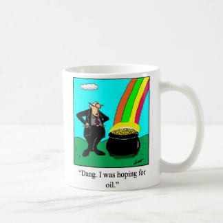 おもしろい油危機マグカップ コーヒーマグカップ