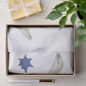 おもしろい沿岸のシーシェルブルー10lbティッシュペーパー、白 薄葉紙 (ギフト)