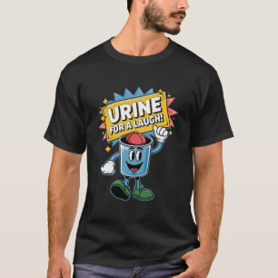 おもしろい泌尿器。小便で笑え Tシャツ