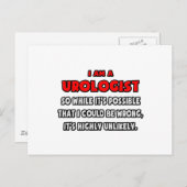 おもしろい泌尿器…非常に可能性の低い ポストカード (正面/裏面)