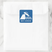 おもしろい洗車標識 スクエアシール (バッグ)