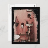 おもしろい浴室 ポストカード (正面/裏面)