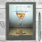 おもしろい海デザインワインイヤー プランナー手帳