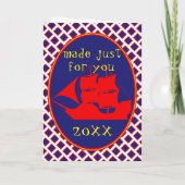 おもしろい海賊時代固有ハッピーバースデーカード カード (裏面)