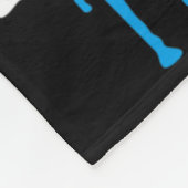 おもしろい海賊規定は船上の男の秋をオフにしない フリースブランケット (角)