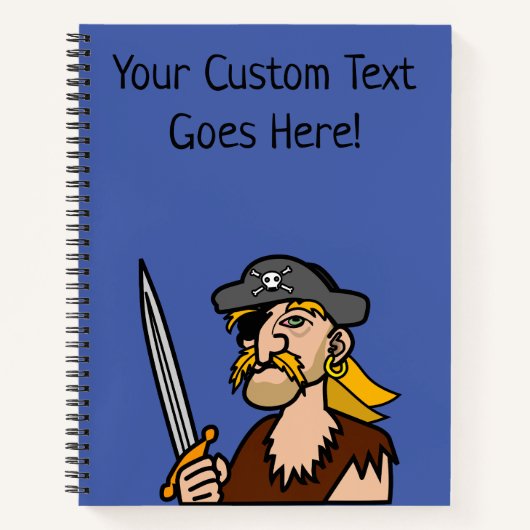 おもしろい海賊 ノートブック (正面)