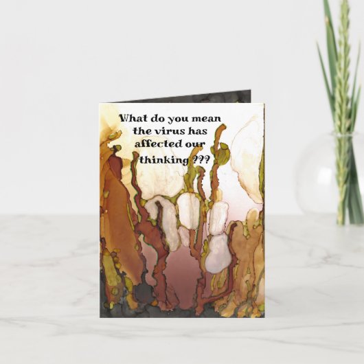 おもしろい混沌ユーモアのあるとした時代の現実 カード (正面)