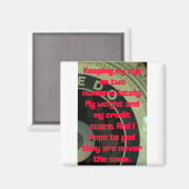 おもしろい減量 マグネット (正面/裏面)