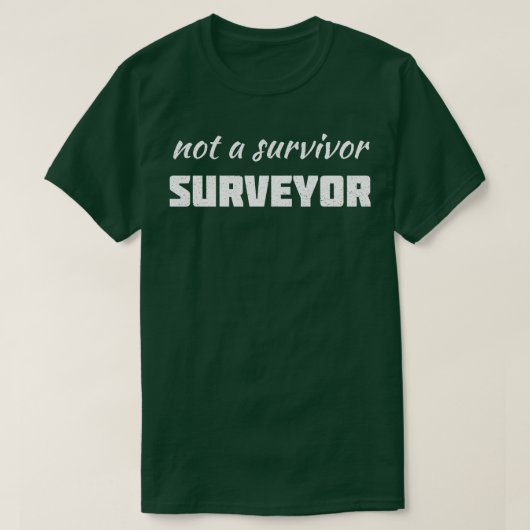 おもしろい測量士 Tシャツ (デザイン正面)