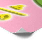 おもしろい演算引用文クールモダンピガーリーンク ポスター (角)