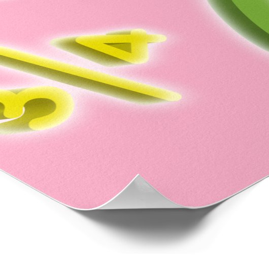 おもしろい演算引用文クールモダンピガーリーンク ポスター (角)