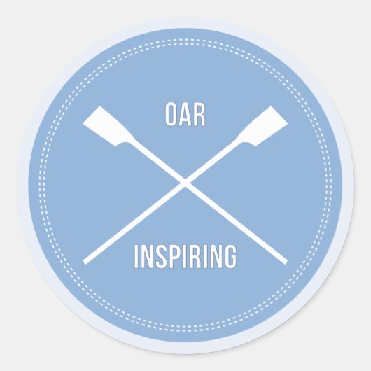 おもしろい漕ぎパウンブルースポーツ ラウンドシール (正面)