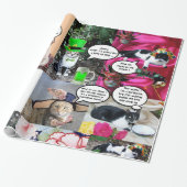 おもしろい漫画が猫の話風変わりから2 ラッピングペーパー (アンロールド)