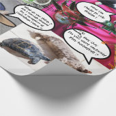 おもしろい漫画が猫の話風変わりをやめる ラッピングペーパー (角)