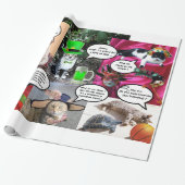 おもしろい漫画が猫の話風変わりをやめる ラッピングペーパー (アンロールド)