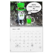 おもしろい漫画が猫を話す風変わり2016 カレンダー (3月 2027)