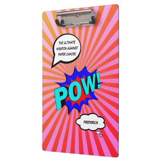 おもしろい漫画のパーソナライズされたメッセージの表示 クリップボード (左)