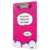 おもしろい漫画のパーソナライズされたメッセージ写真 クリップボード (左)