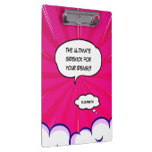 おもしろい漫画のパーソナライズされたメッセージ写真 クリップボード (右)