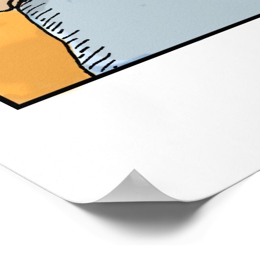 おもしろい漫画のポスター – エジプトの侮辱 ポスター (角)