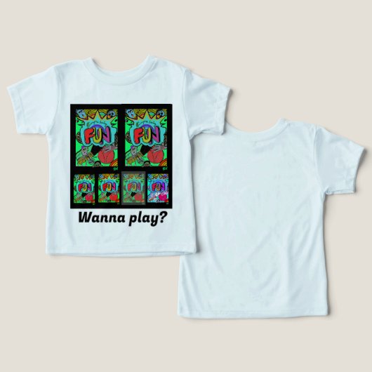 おもしろい漫画の一体性のイラストレーション (デザイン正面&裏面)