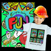 おもしろい漫画の一体性のイラストレーション