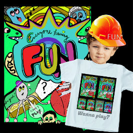 おもしろい漫画の一体性のイラストレーション