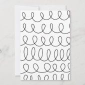 おもしろい漫画の成人卒業写真の発表 案内状 (裏面)