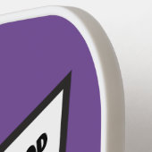 おもしろい漫画スタイル吹き出し吹き出し ピックルボールラケット (左詳細)