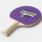 おもしろい漫画スタイル吹き出し吹き出し 卓球ラケット (正面アングル)