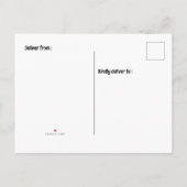 おもしろい漫画ブックパーソナライズされたスタイルの保存日 案内ポストカード (裏面)