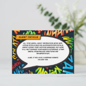 おもしろい漫画ブック結婚ズアコモデーション詳細 エンクロージャーカード (スタンド正面)