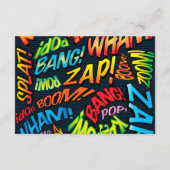 おもしろい漫画ブック結婚ズアコモデーション詳細 エンクロージャーカード (裏面)