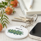 おもしろい漫画ポップ・アートのアートスプラットタイポグラフィ キーホルダー (正面右)