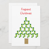 おもしろい漫画ミニマルモダンリストツリー シーズンカード (正面/裏面)