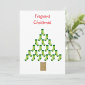 おもしろい漫画ミニマルモダンリストツリー シーズンカード (スタンド正面)