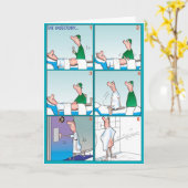 おもしろい漫画帯 カード (黄色い花)