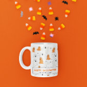 おもしろい漫画幽霊パーソナライズされたハロウィーン コーヒーマグカップ