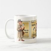 おもしろい漫画最高のボス コーヒーマグカップ (左)